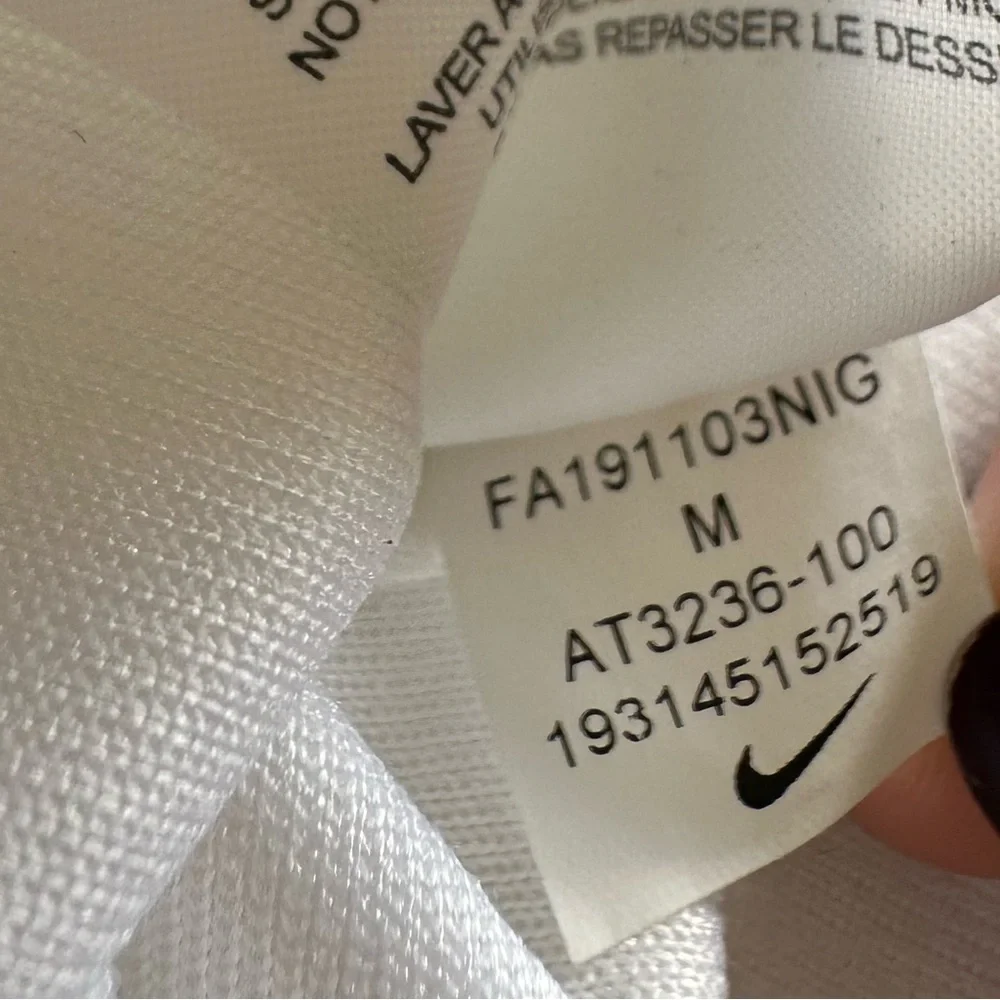 Nike White Pullover Hoodie